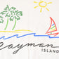 Vintage 1990s Cayman Islands Cartoon Sailboats Souvenir Travel T-Shirt Men's L from propervintagecanada