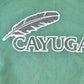 Vintage 1990s Cayuga Feather Logo Souvenir Heavyweight Crewneck Sweatshirt Men's XL from propervintagecanada