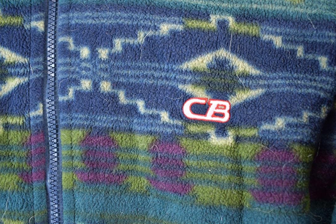 Vintage 1990s Cb Reversible Fleece Outdoorsman Sweater Mens XL from propervintagecanada