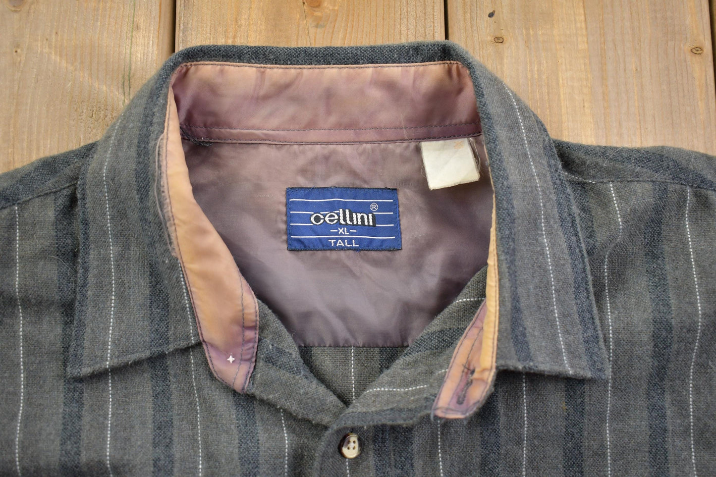Vintage 1990s Celleni Western Style Button Up Rodeo Shirt Men's XL from propervintagecanada
