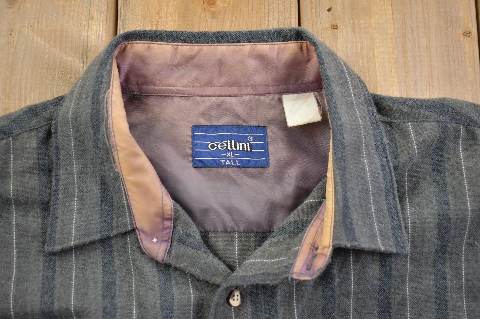 Vintage 1990s Celleni Western Style Button Up Rodeo Shirt Men's XL from propervintagecanada