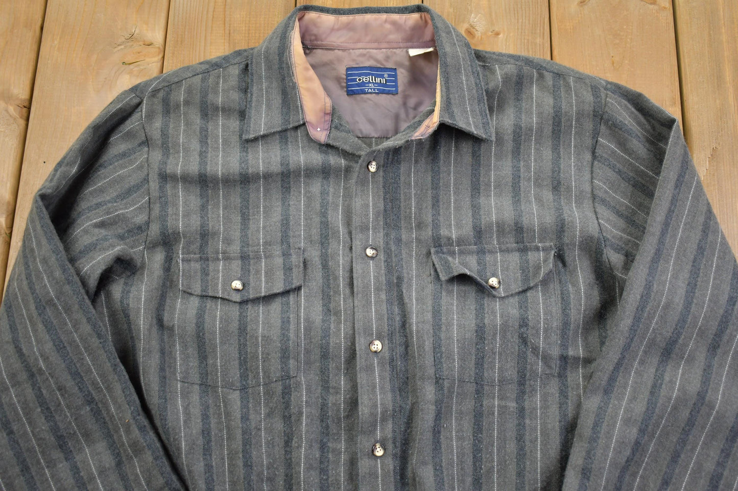 Vintage 1990s Celleni Western Style Button Up Rodeo Shirt Men's XL from propervintagecanada