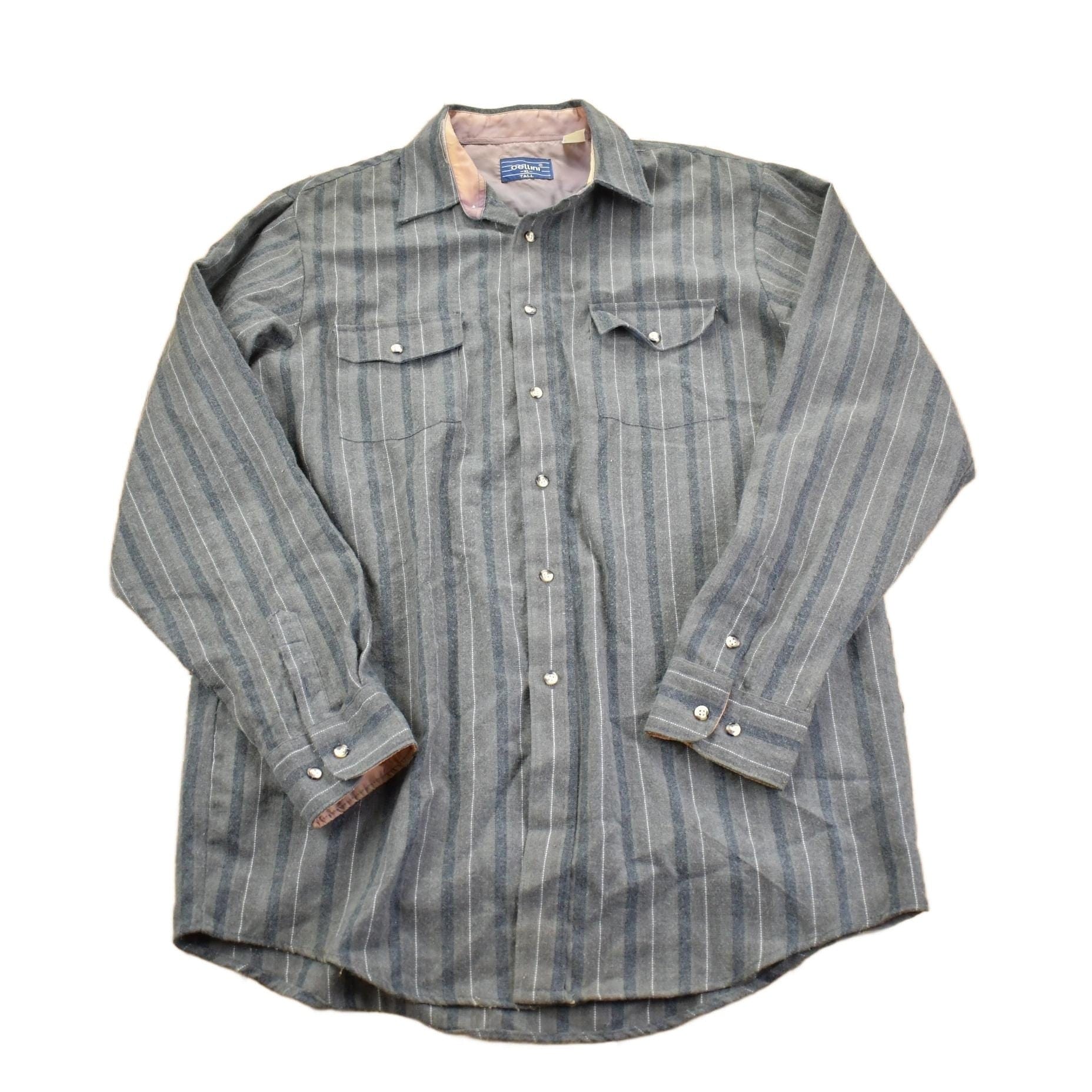 Vintage 1990s Celleni Western Style Button Up Rodeo Shirt Men's XL from propervintagecanada