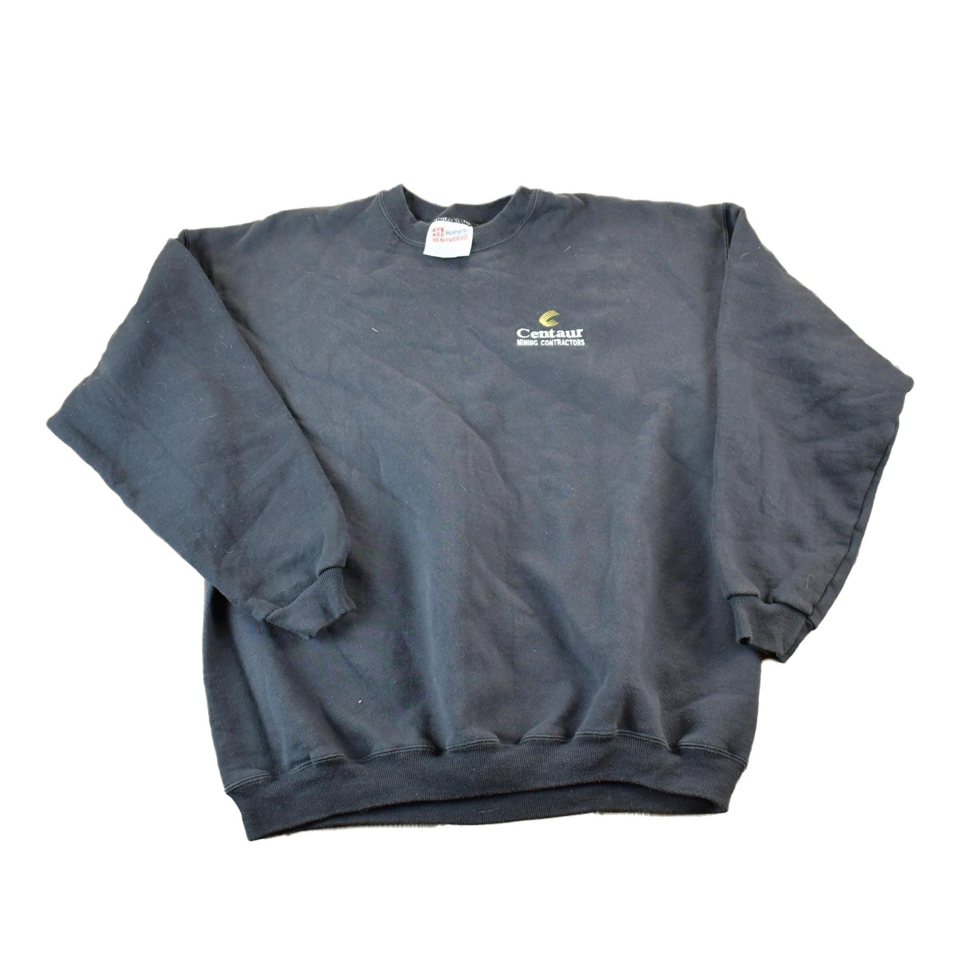 Vintage 1990s Centaur Mining Souvenir Crew Neck Heavyweight Sweatshirt Men's XL from propervintagecanada