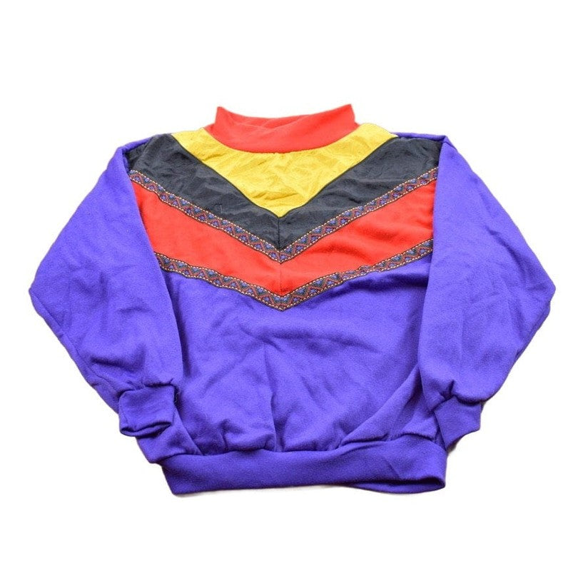 Vintage 1990s Center Aisle Bright Colourful Crewneck Sweater Men's Small from propervintagecanada