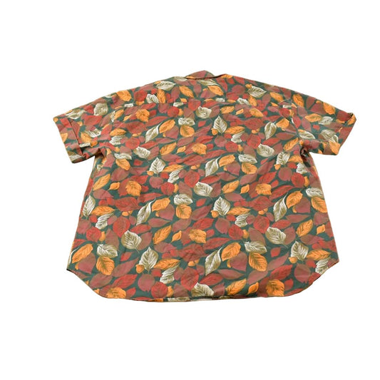 Vintage 1990s Center Aisle Floral Hawaiian Button Up Shirt Men's Large from propervintagecanada