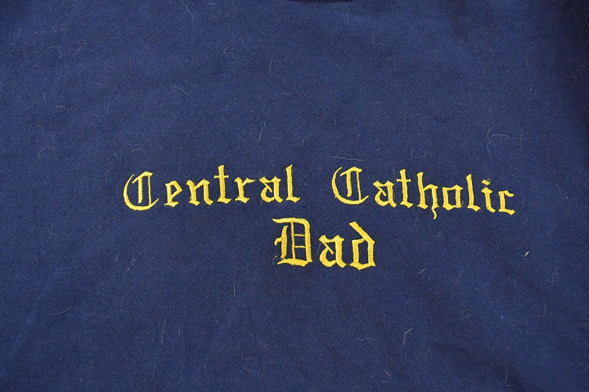 Vintage 1990s Central Catholic Dad Crewneck Sweatshirt Mens XL from propervintagecanada
