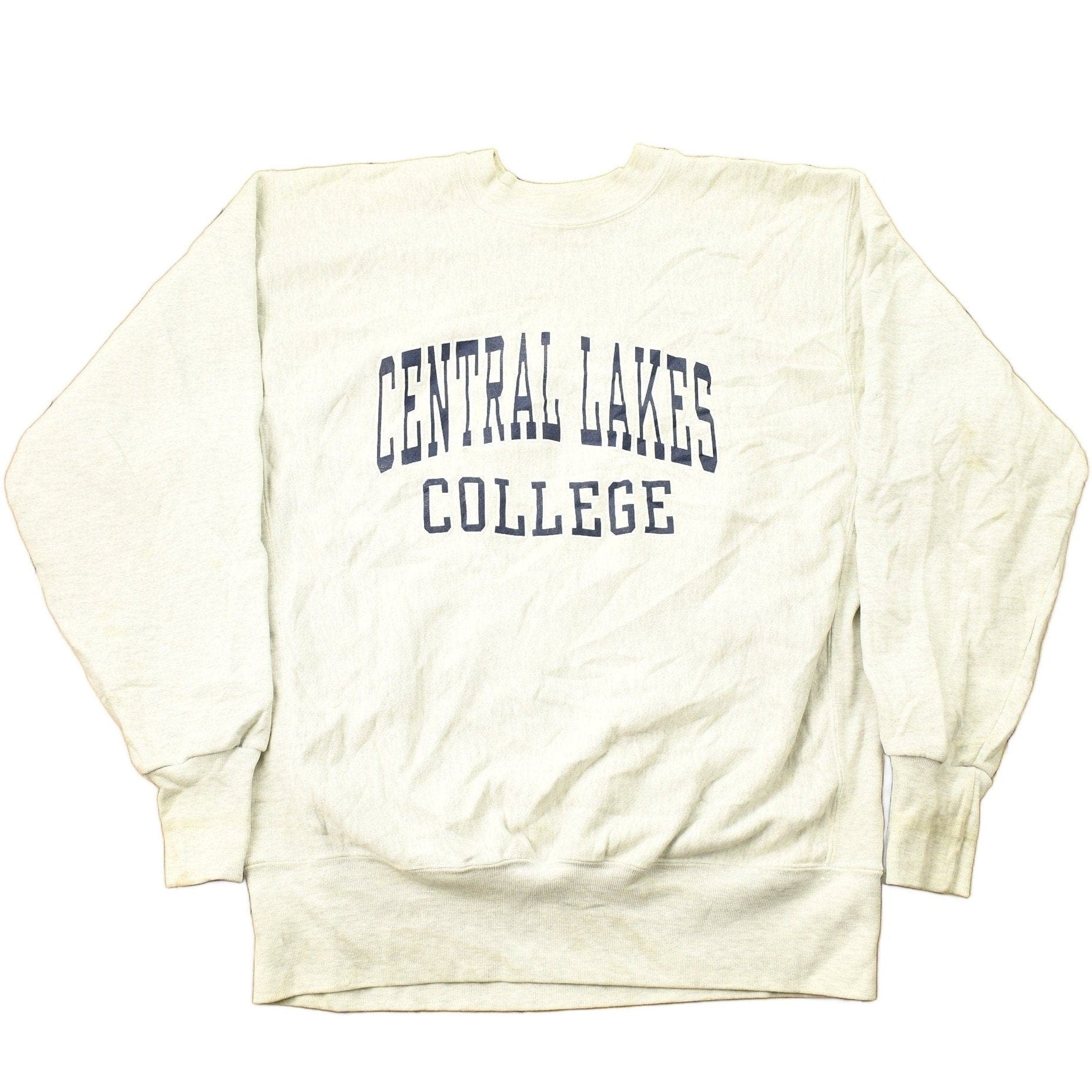 Vintage 1990s Central Lakes College Collegiate Crewneck Men's XL from propervintagecanada