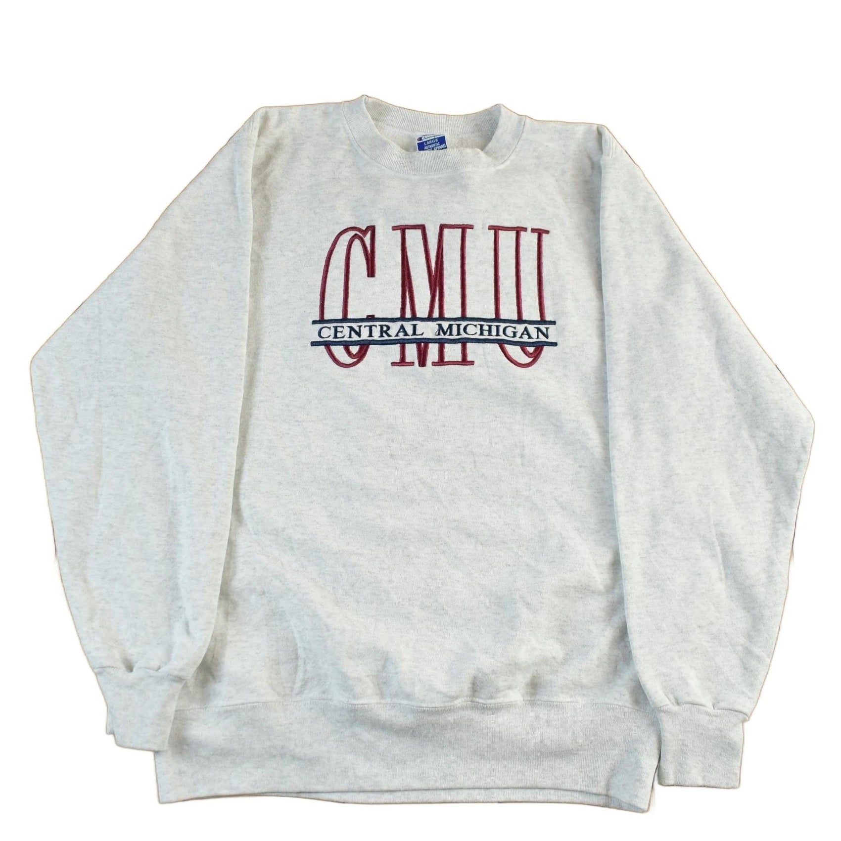 Vintage 1990s Central Michigan University University Crewneck Mens Large from propervintagecanada