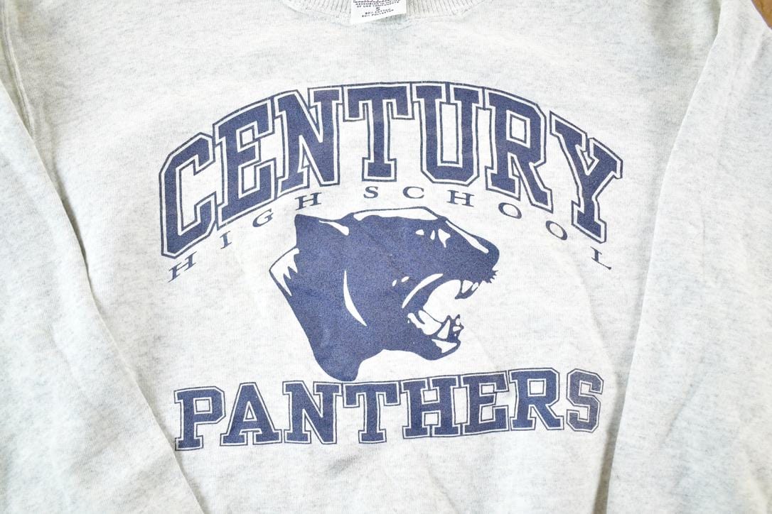 Vintage 1990s Century High School Panthers Crewneck Mens S from propervintagecanada