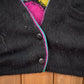 Vintage 1990s Cervelle Abstract Pattern Knit Cardigan Sweater Men's XL from propervintagecanada