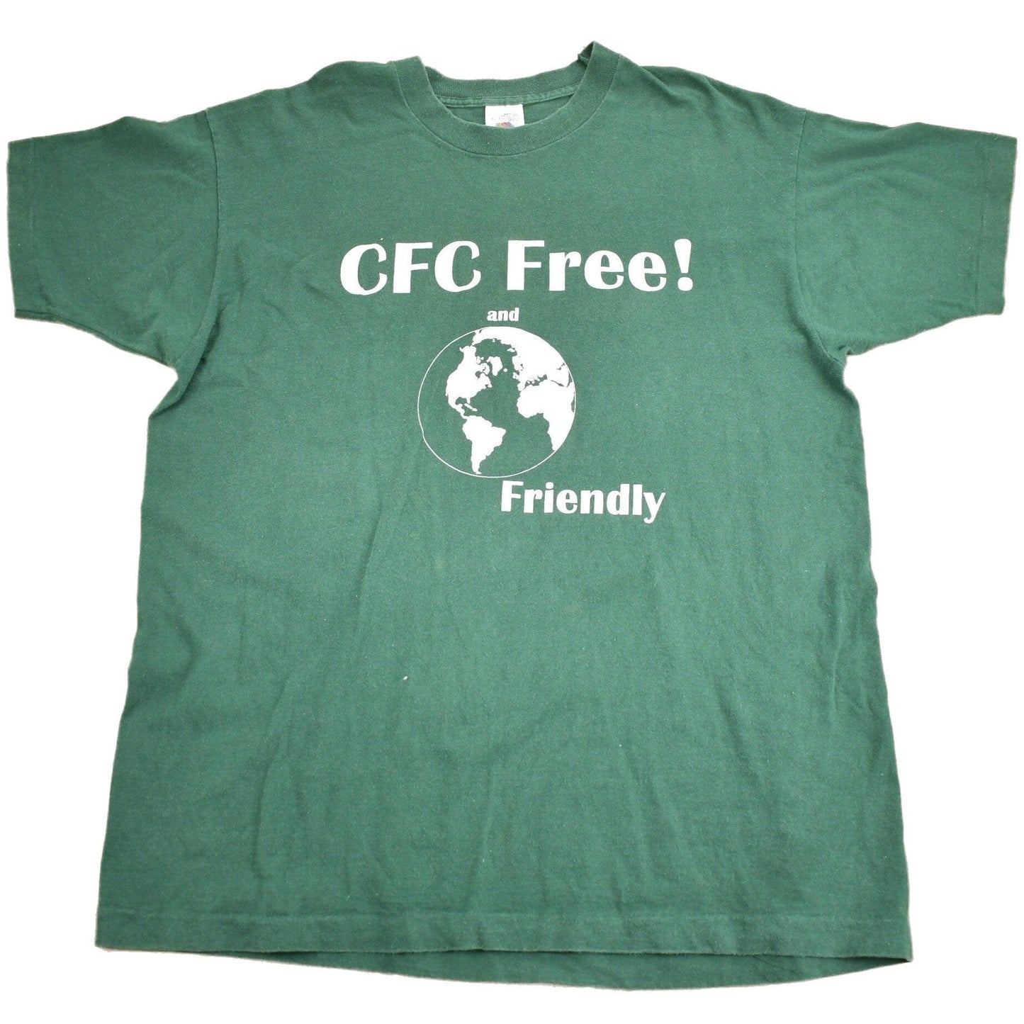 Vintage 1990s CFC Free And Friendly Allied Signal Aerospace Graphic T Shirt Men's XL from propervintagecanada