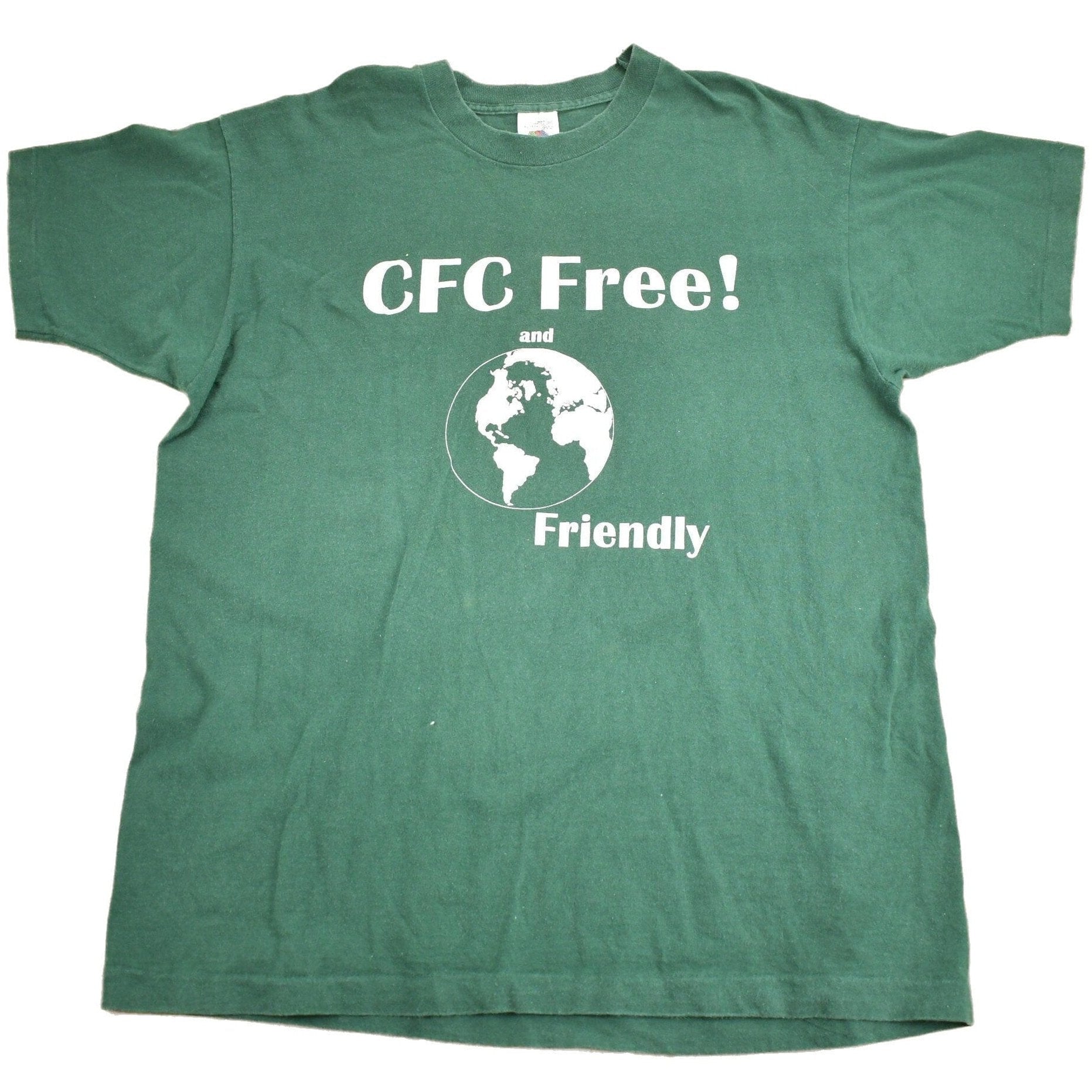 Vintage 1990s CFC Free And Friendly Allied Signal Aerospace Graphic T Shirt Men's XL from propervintagecanada
