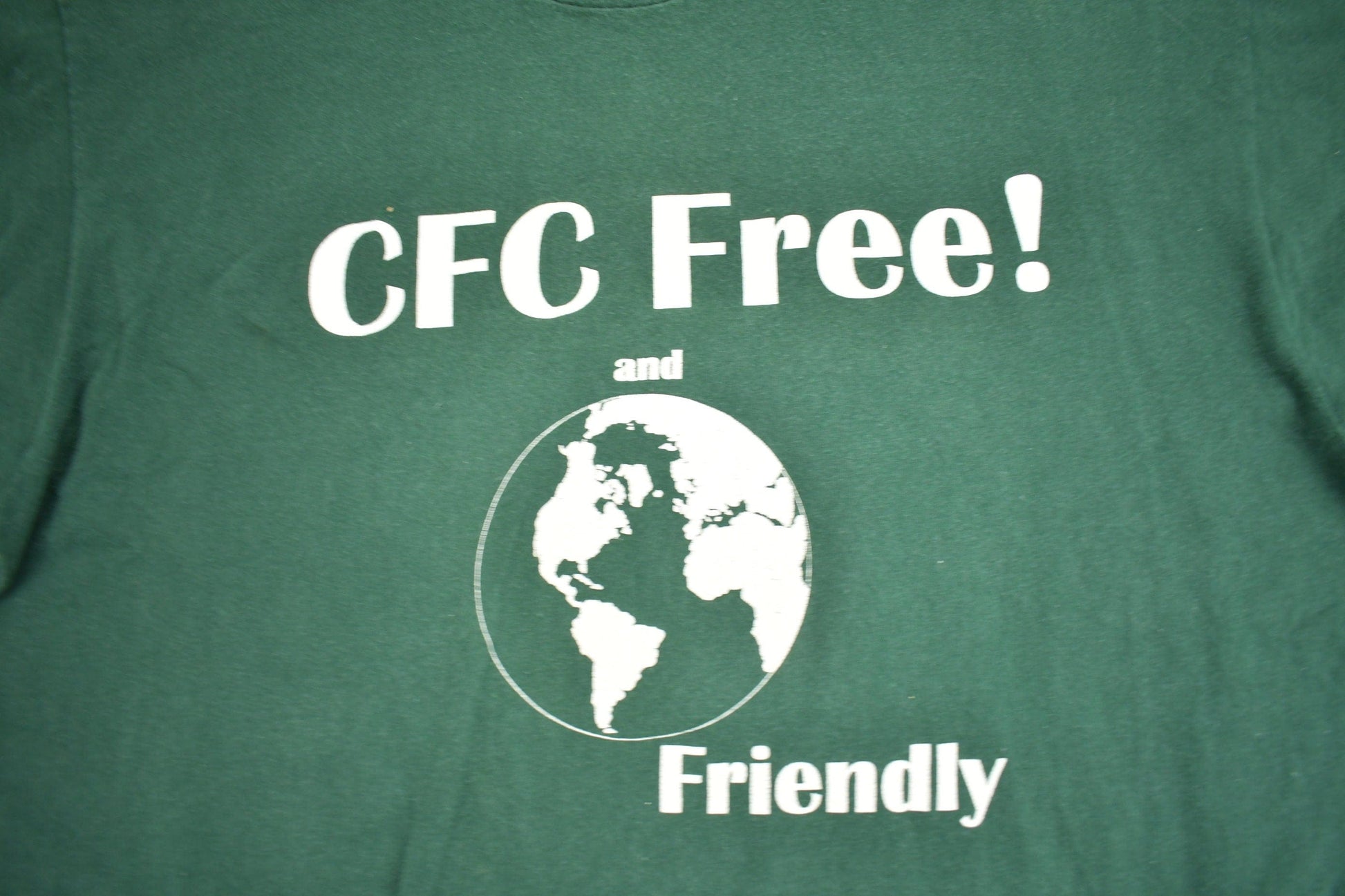 Vintage 1990s CFC Free And Friendly Allied Signal Aerospace Graphic T Shirt Men's XL from propervintagecanada