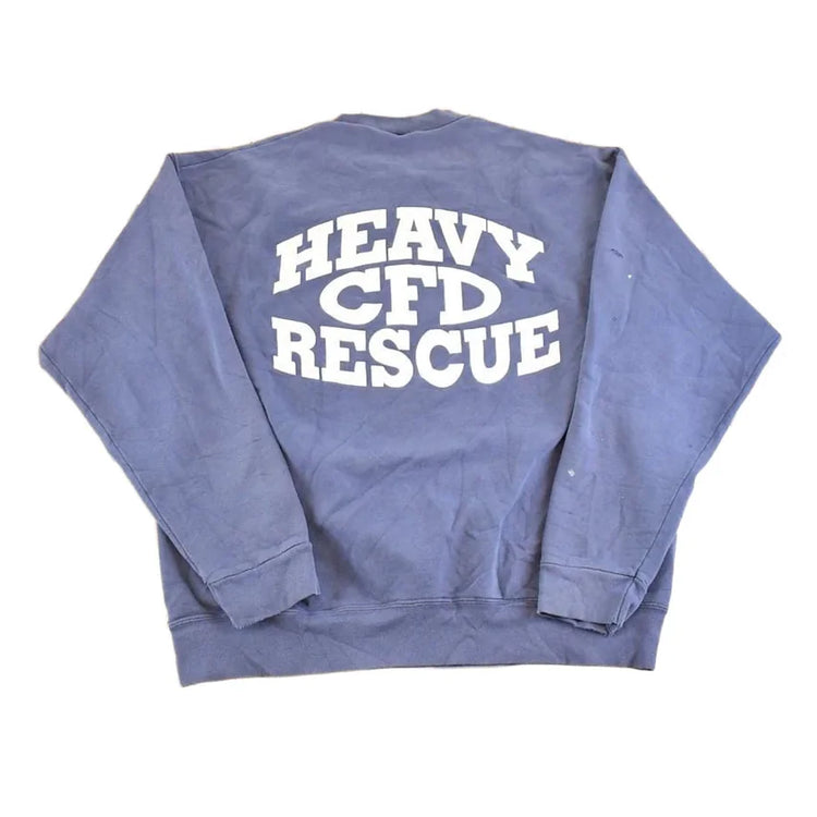 Vintage 1990s CFD Heavy Rescue Souvenir Crewneck Sweatshirt Mens M from propervintagecanada