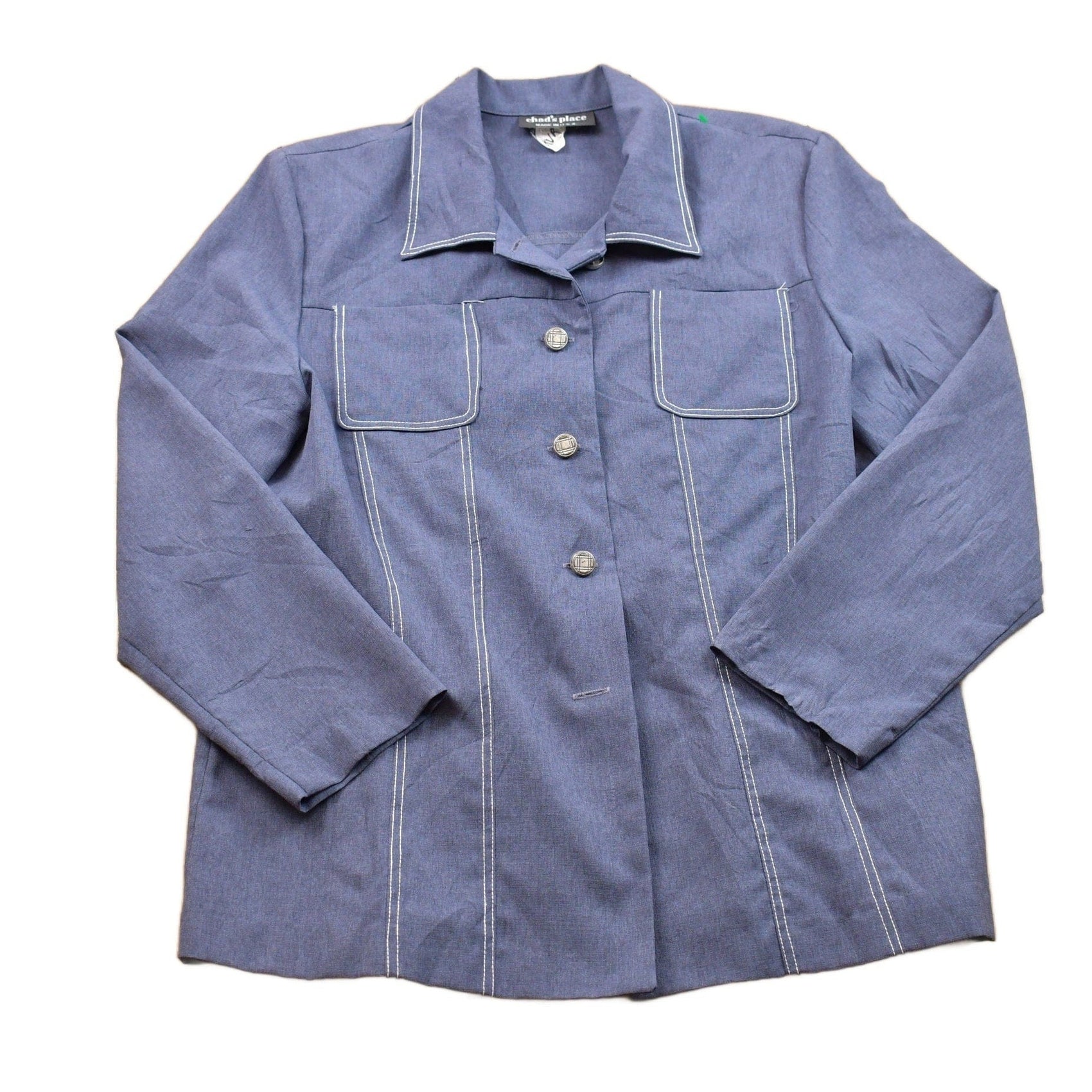 Vintage 1990s Chads Place Button Up Shirt Men's Large from propervintagecanada