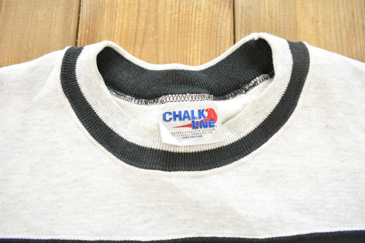Vintage 1990s Chalkline Two Tone Crewneck Sweatshirt Men's L / Essentials / Athleisure / Streetwear / Made In USA / Russell Athletics from propervintagecanada