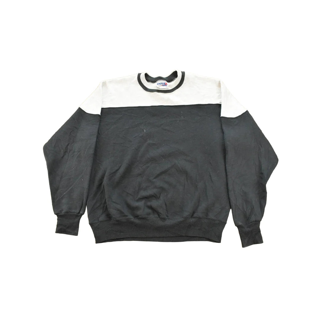 Vintage 1990s Chalkline Two Tone Crewneck Sweatshirt Men's L / Essentials / Athleisure / Streetwear / Made In USA / Russell Athletics from propervintagecanada