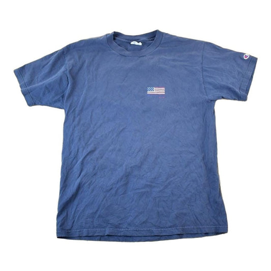 Vintage 1990s Champion American Flag Souvenir Single Stitch Graphic Print T-Shirt Men's XL from propervintagecanada