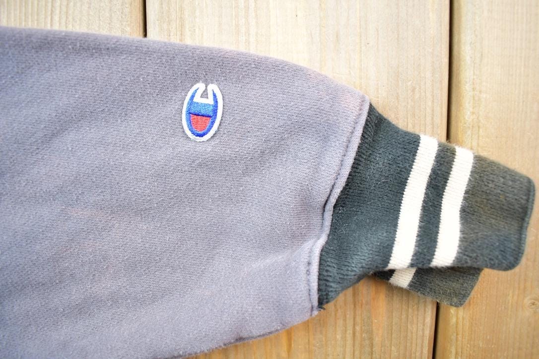 Vintage 1990s Champion Athletic Club Reverse Weave Hoodie Sweatshirt Men's Small from propervintagecanada