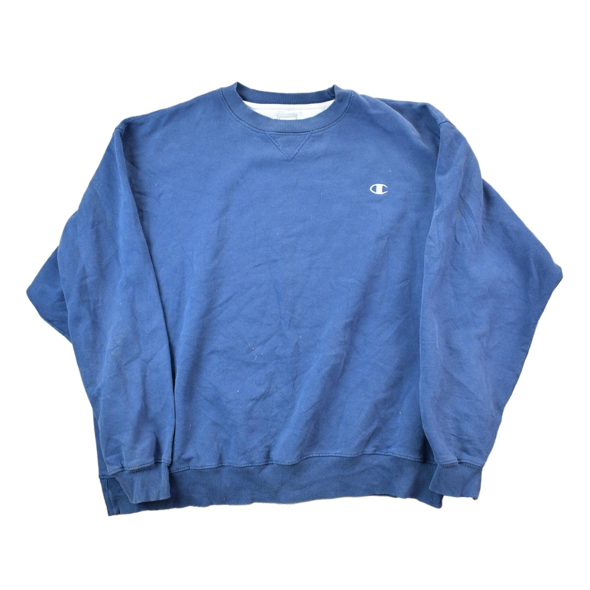 Vintage 1990s Champion Blank Crewneck Sweatshirt Men's XL from propervintagecanada