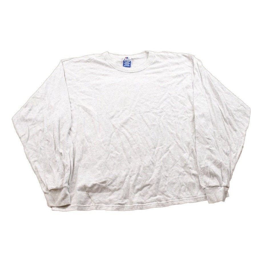 Vintage 1990s Champion Blank Crewneck Sweatshirt Men's XL from propervintagecanada