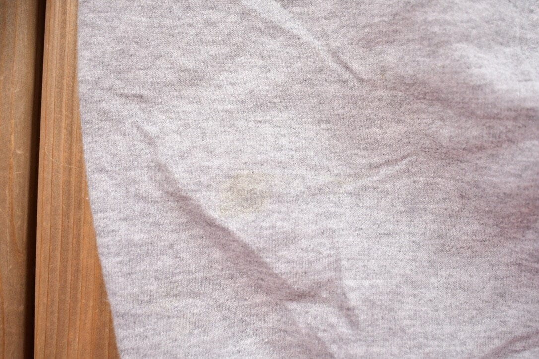 Vintage 1990s Champion Blank Grey Crewneck Sweatshirt Men's Large from propervintagecanada