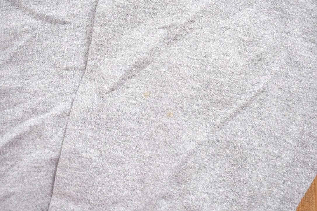 Vintage 1990s Champion Blank Grey Crewneck Sweatshirt Men's Large from propervintagecanada