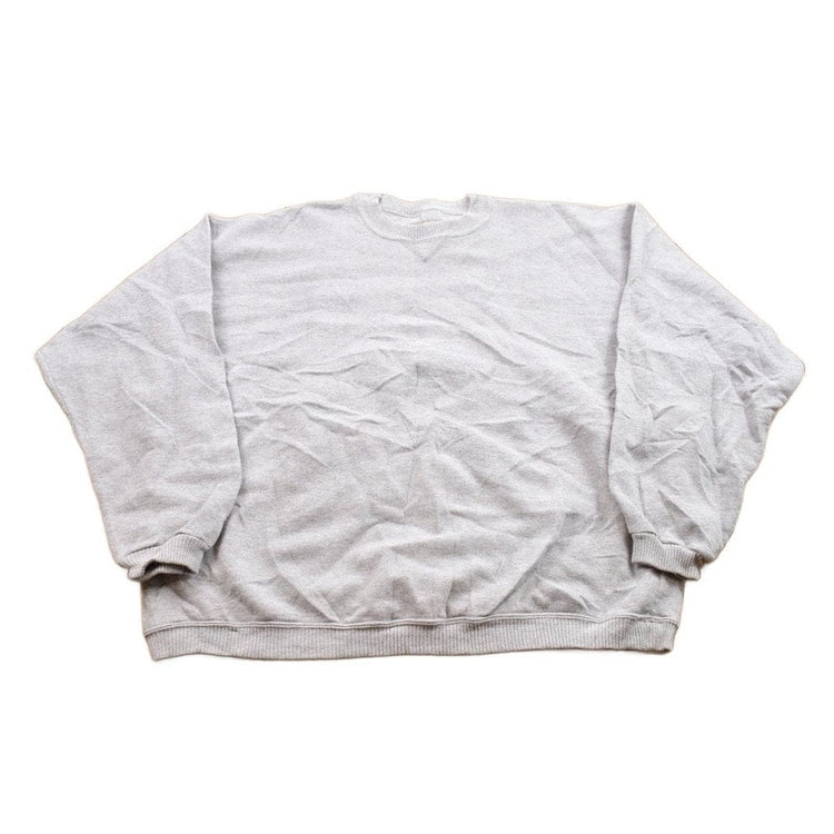 Vintage 1990s Champion Blank Grey Crewneck Sweatshirt Men's Large from propervintagecanada