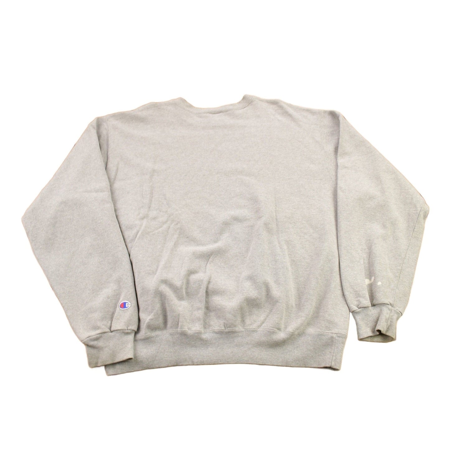 Vintage 1990s Champion Blank Grey Crewneck Sweatshirt Men's XL from propervintagecanada