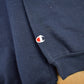 Vintage 1990s Champion Blank Navy Crewneck Sweatshirt Men's Large from propervintagecanada