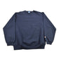 Vintage 1990s Champion Blank Navy Crewneck Sweatshirt Men's Large from propervintagecanada