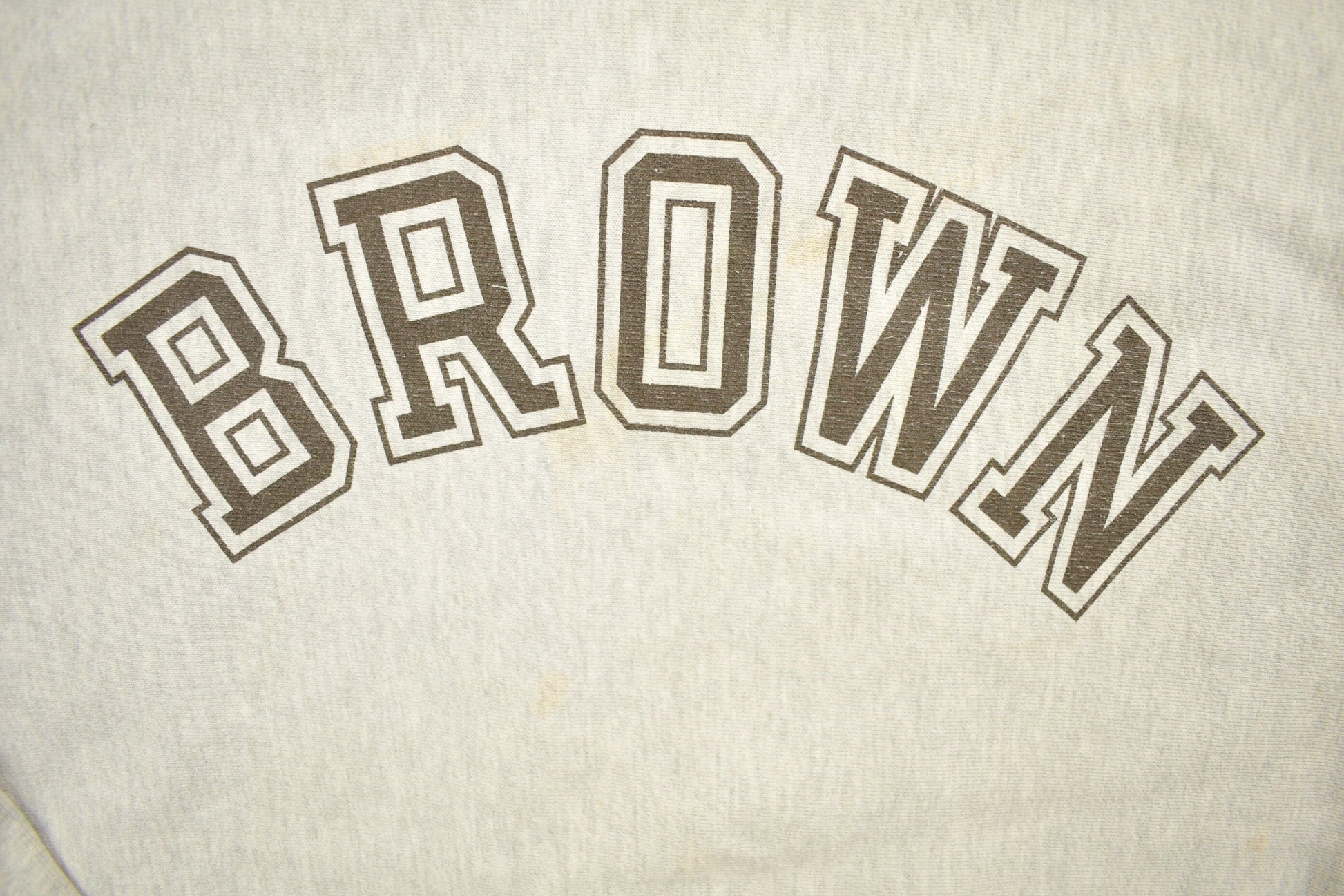 Vintage 1990s Champion Brown University Graphic Crewneck Men's XL from propervintagecanada