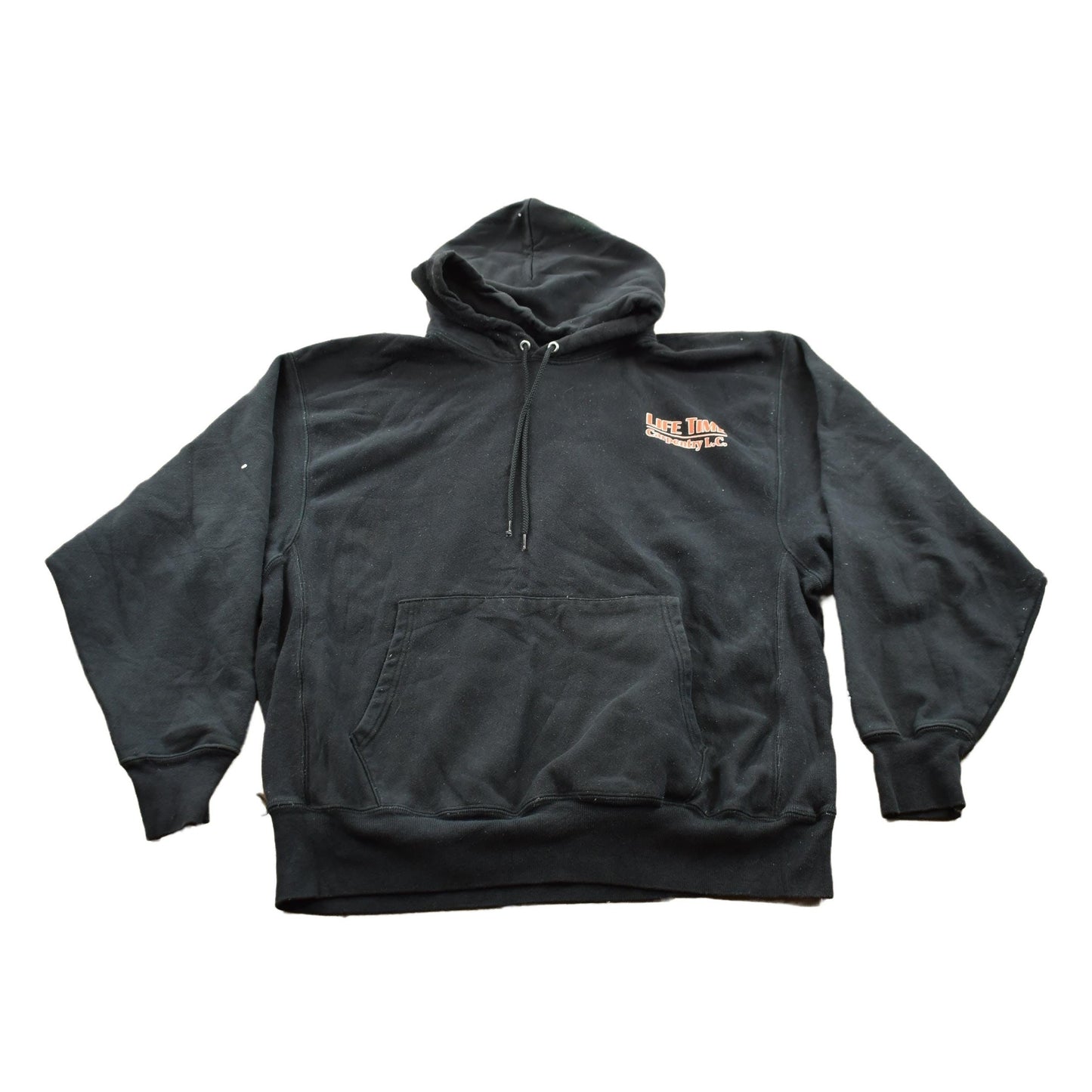 Vintage 1990s Champion Carpentry Hoodie Men's Large from propervintagecanada