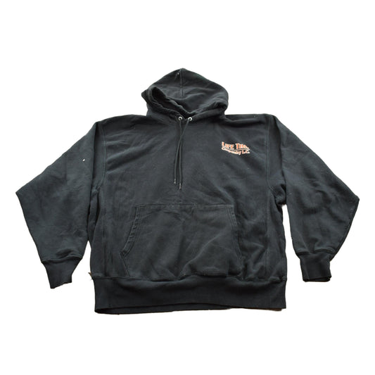 Vintage 1990s Champion Carpentry Hoodie Men's Large from propervintagecanada