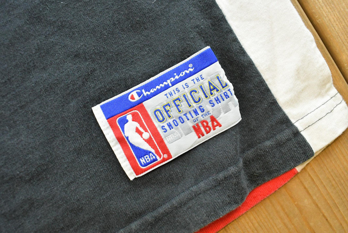Vintage 1990s Champion Chicago Bulls NBA Basketball Shooting Shirt Men's 2XL / 90s Sportswear / Streetwear / Jordan / Made in USA from propervintagecanada