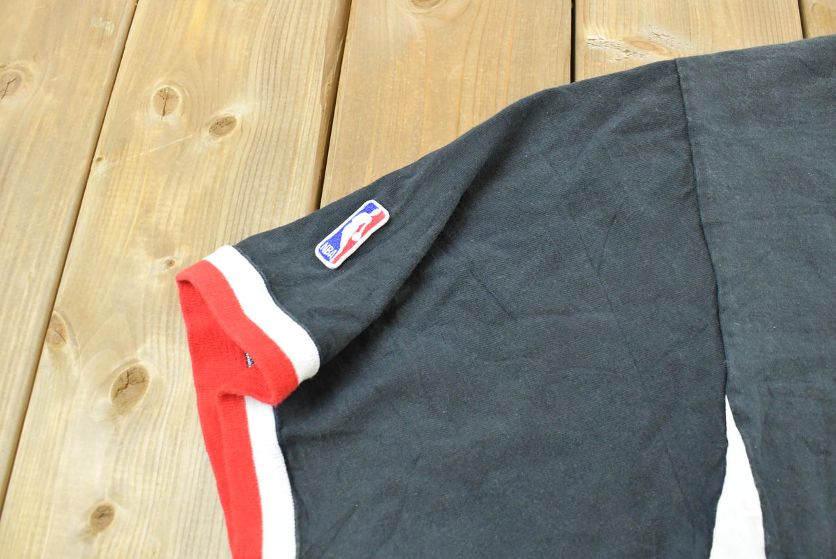 Vintage 1990s Champion Chicago Bulls NBA Basketball Shooting Shirt Men's 2XL / 90s Sportswear / Streetwear / Jordan / Made in USA from propervintagecanada