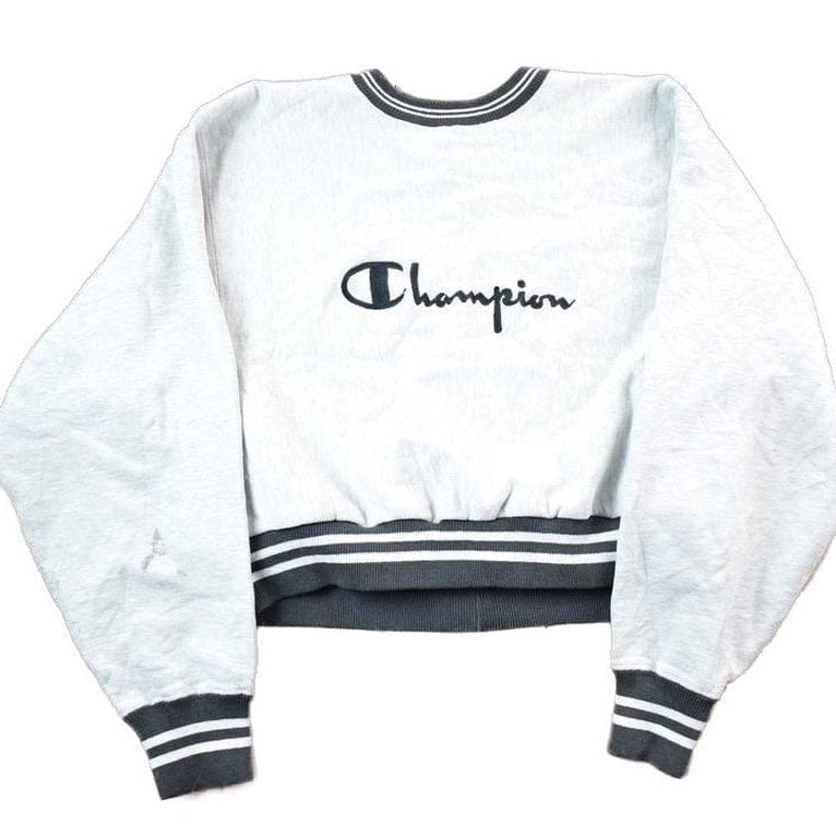 Vintage 1990s Champion Cropped Sweatshirt from propervintagecanada