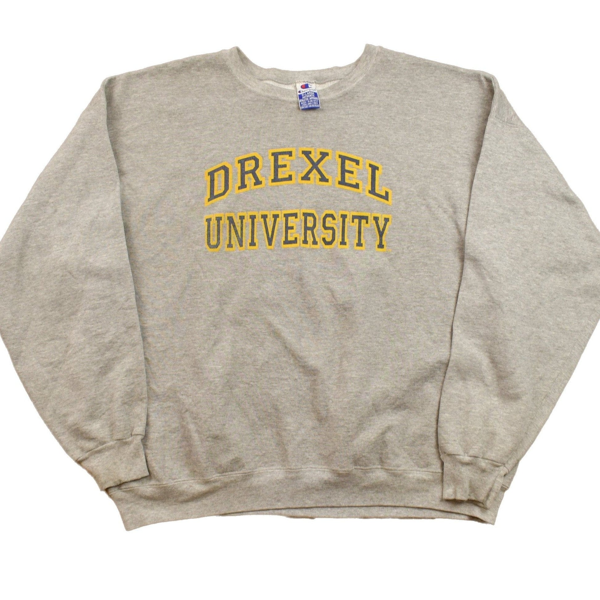 Vintage 1990s Champion Drexel University Collegiate Crewneck Men's XL from propervintagecanada