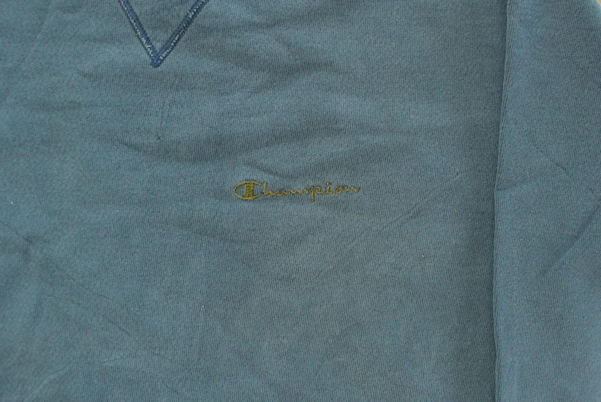 Vintage 1990s Champion Embroidered Crewneck Sweatshirt Men's Large from propervintagecanada