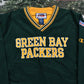 Vintage 1990s Champion Green Bay Packers Champion Pullover Windbreaker Men's Large
