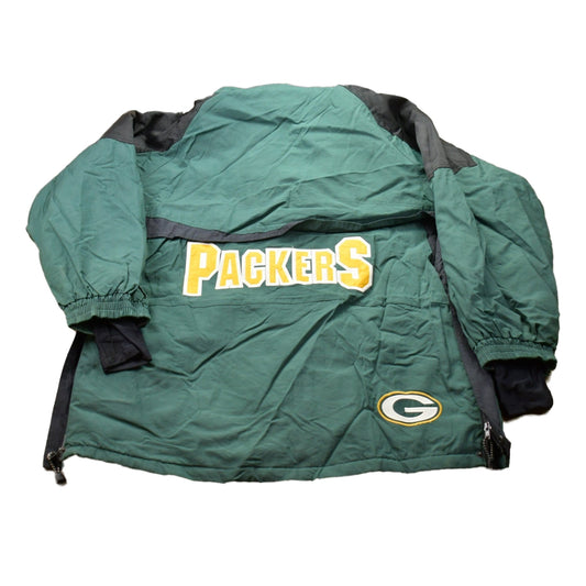 Vintage 1990s Champion Green Bay Packers NFL Windbreaker Jacket Men's 2XL from propervintagecanada