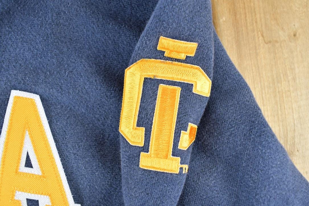 Vintage 1990s Champion Ithaca College Hoodie Sweatshirt Men's Large from propervintagecanada