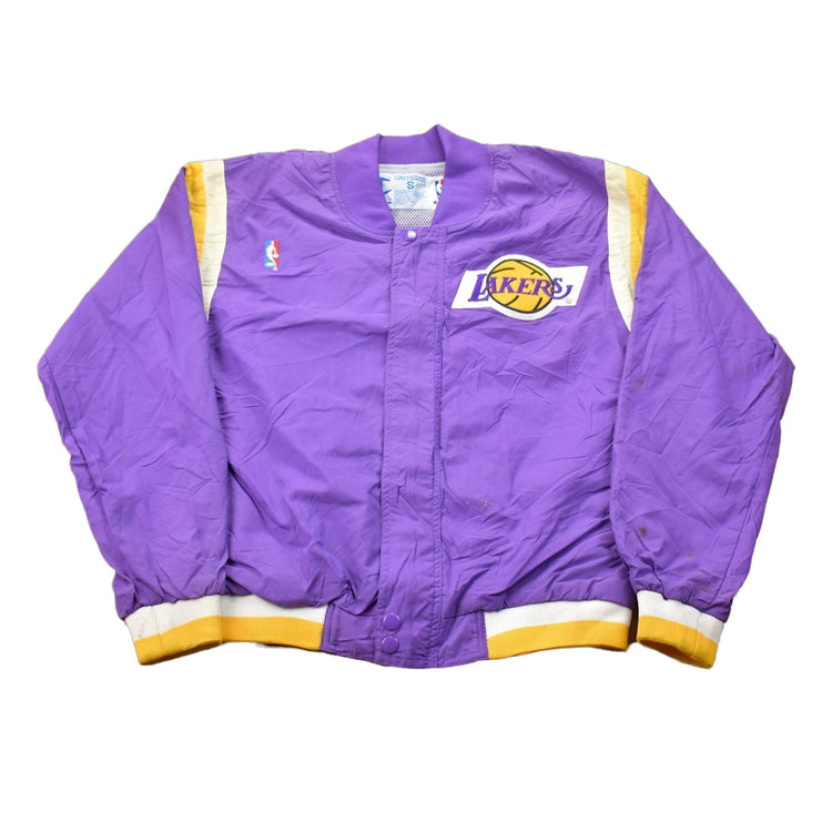 Vintage 1990s Champion Los Angeles Lakers NBA Bomber Jacket Men's S from propervintagecanada