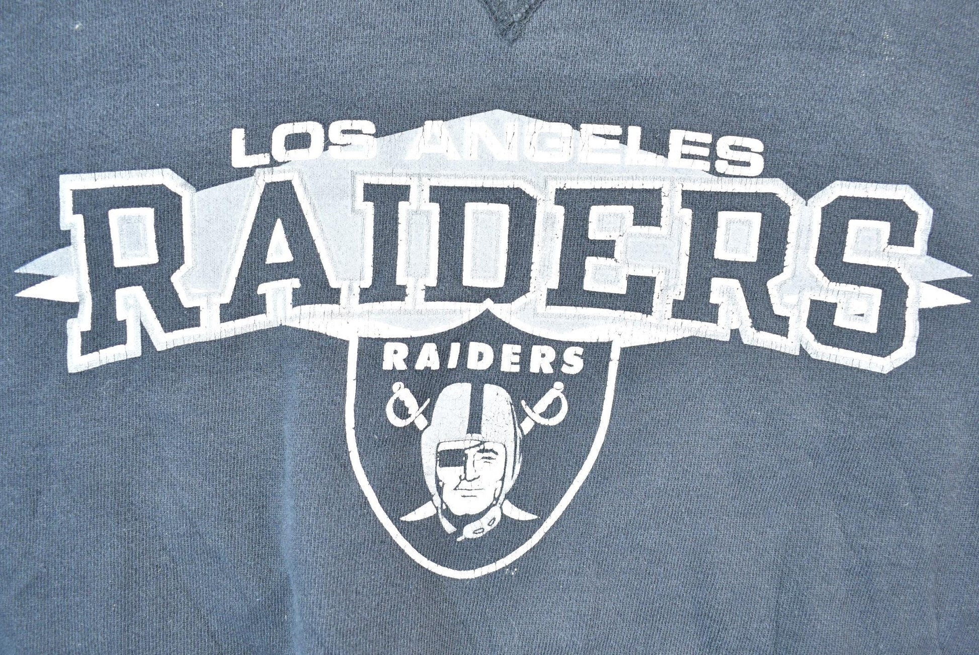 Vintage 1990s Champion Los Angeles Raiders NFL Crewneck Sweatshirt Men's XL from propervintagecanada