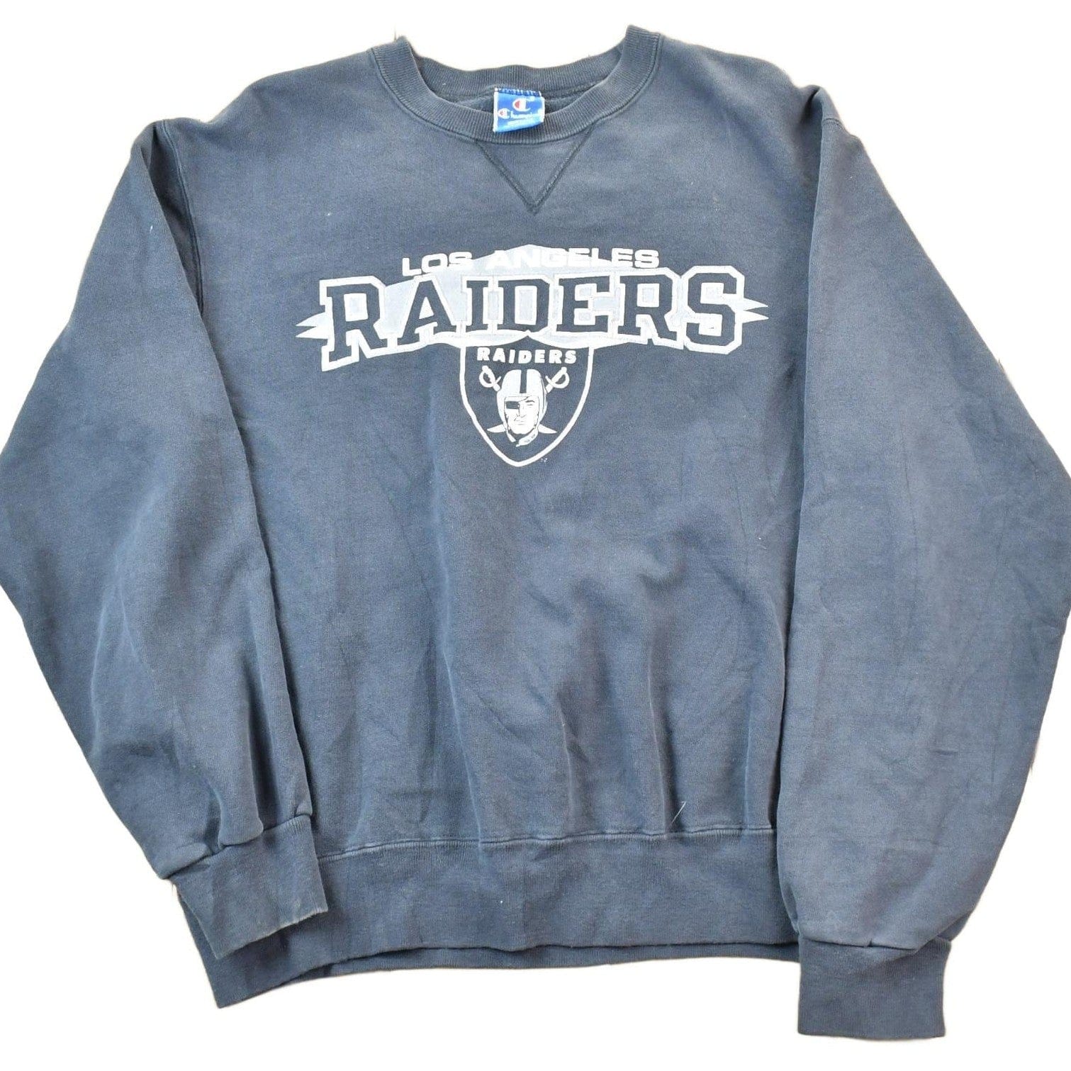 Vintage 1990s Champion Los Angeles Raiders NFL Crewneck Sweatshirt Men's XL from propervintagecanada