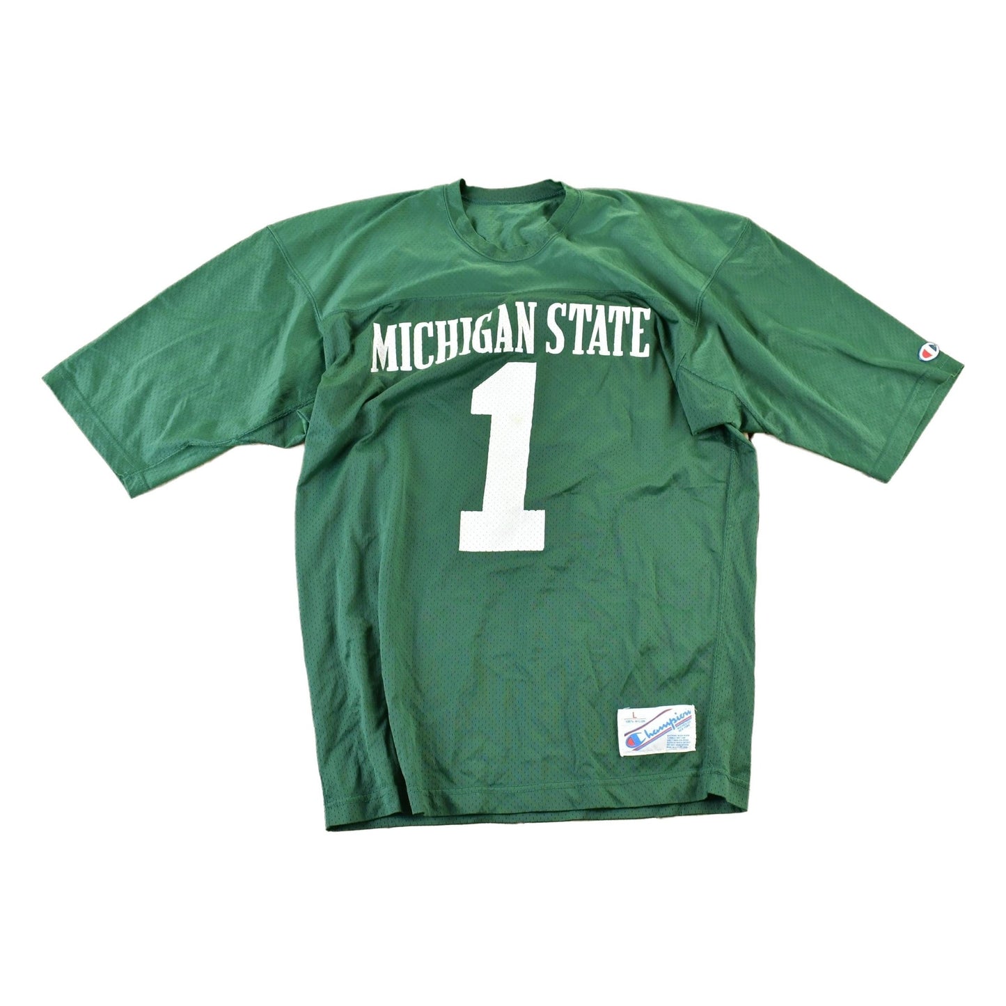 Vintage 1990s Champion Michigan State University Football Crewneck Men's Large from propervintagecanada