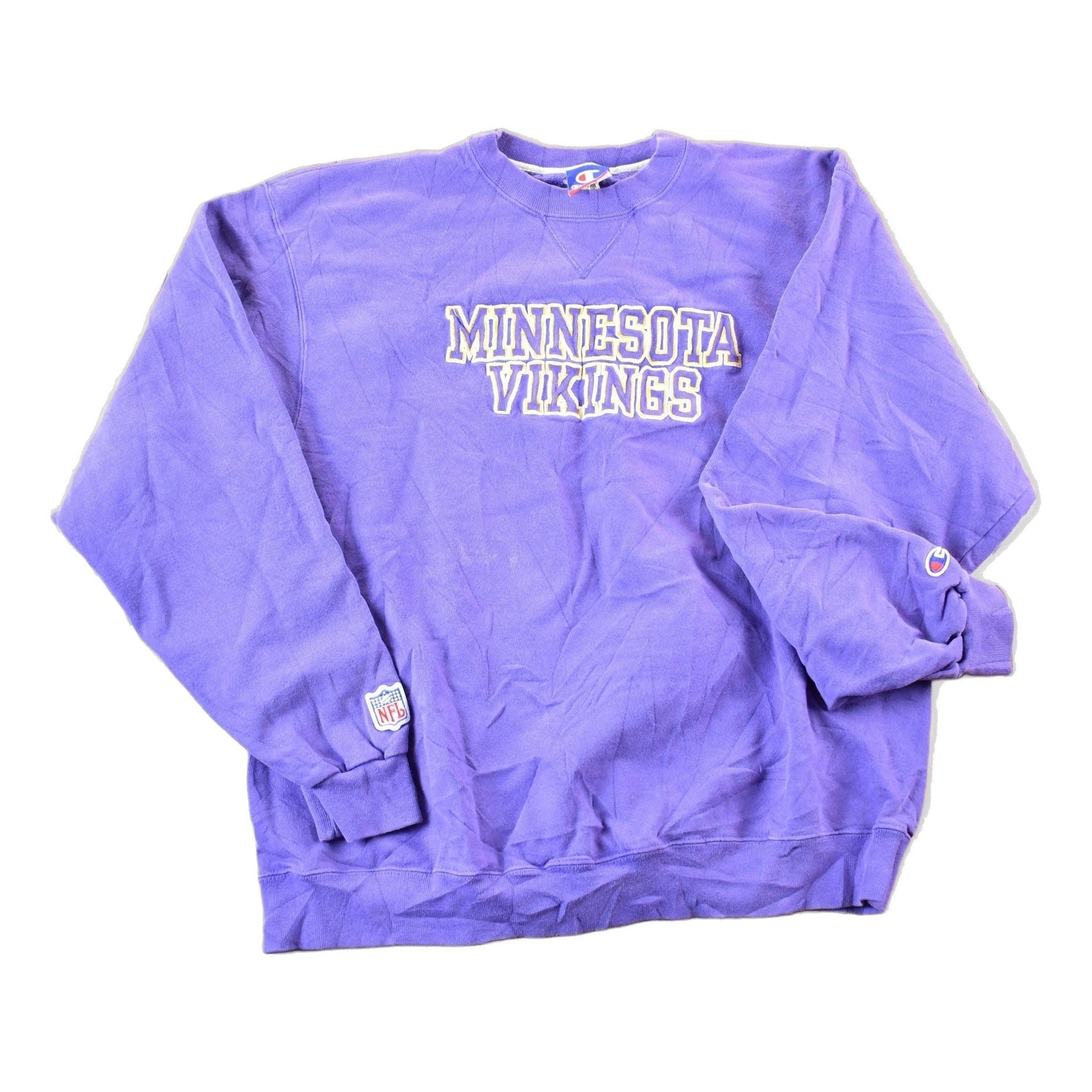 Vintage 1990s Champion Minnesota Vikings NFL Crewneck Sweatshirt Mens Medium from propervintagecanada