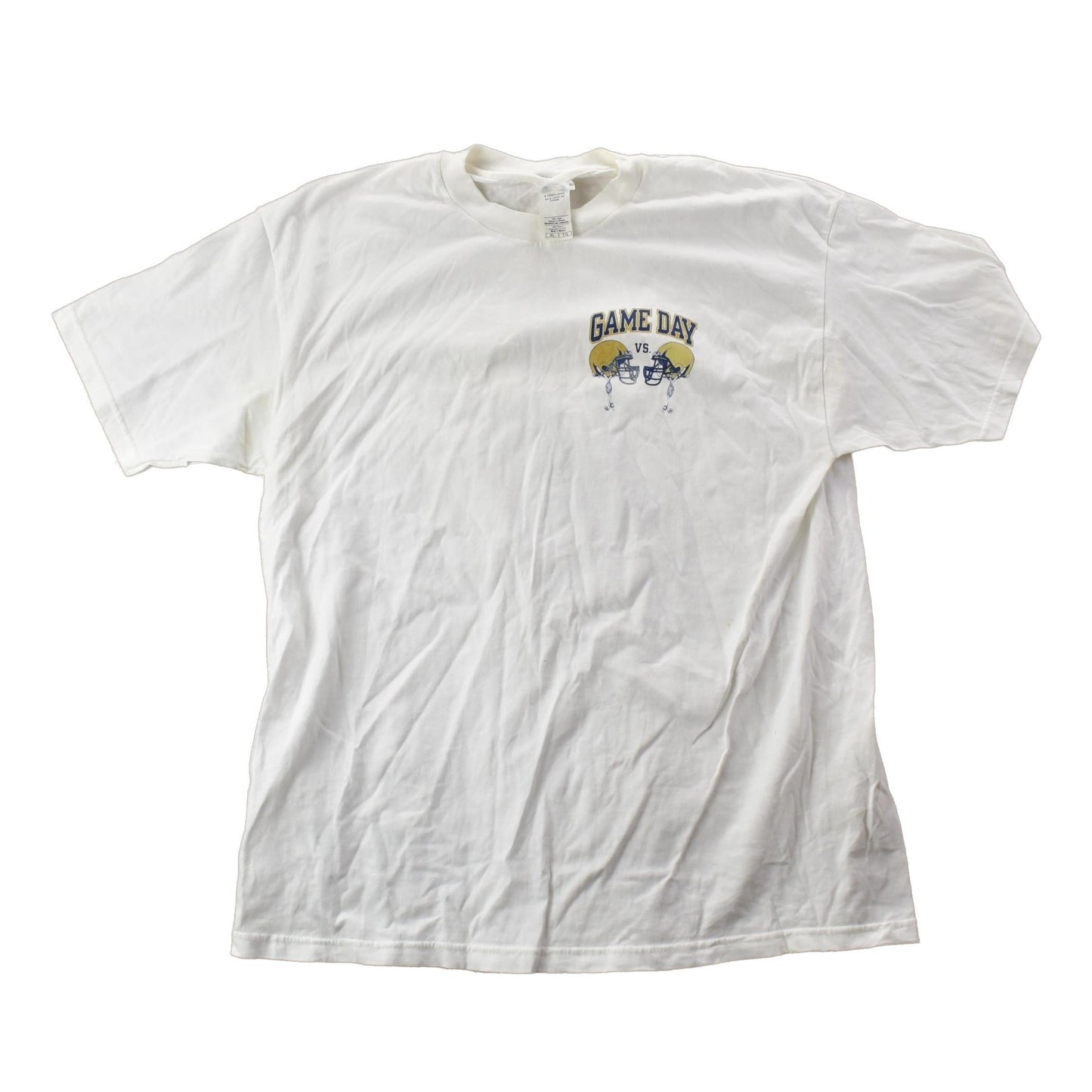 Vintage 1990s Champion Notre Dame Game Day NFL Graphic T-Shirt Men's XL from propervintagecanada