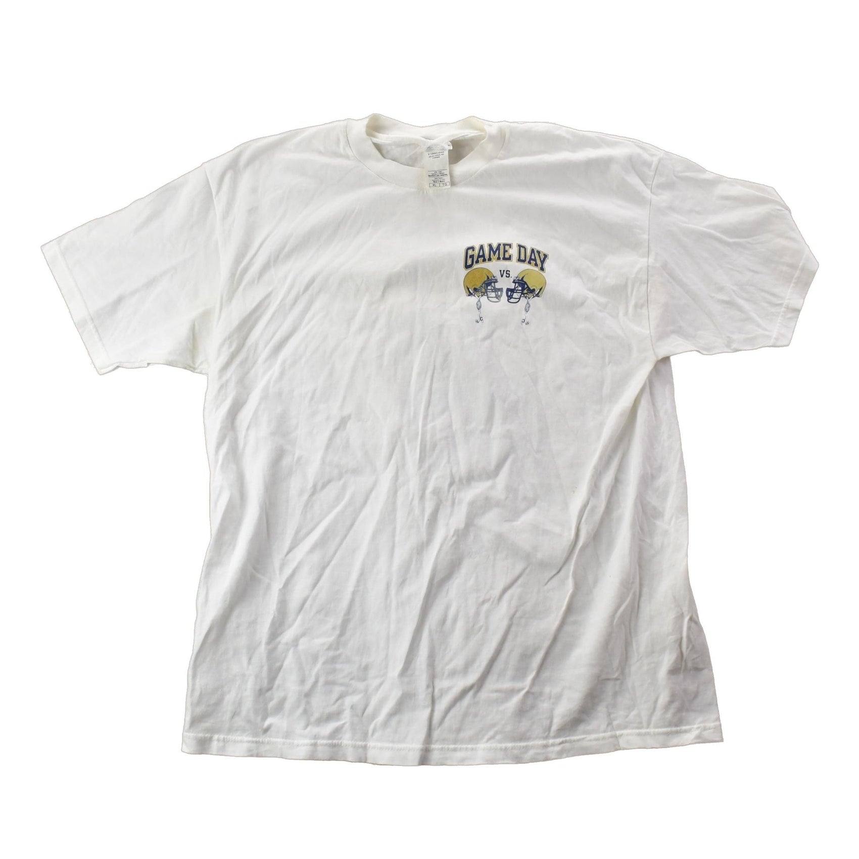 Vintage 1990s Champion Notre Dame Game Day NFL Graphic T-Shirt Men's XL